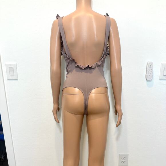 Free People FP Movement medium Love Me Bodysuit Moonlight Mauve BC 3080 - Picture 9 of 10